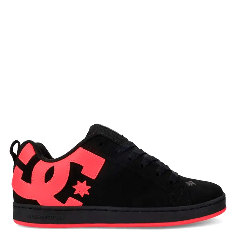 ZAPATILLAS MUJER DC SHOES URBANO NEGRO COURT GRAFFIK CUERO