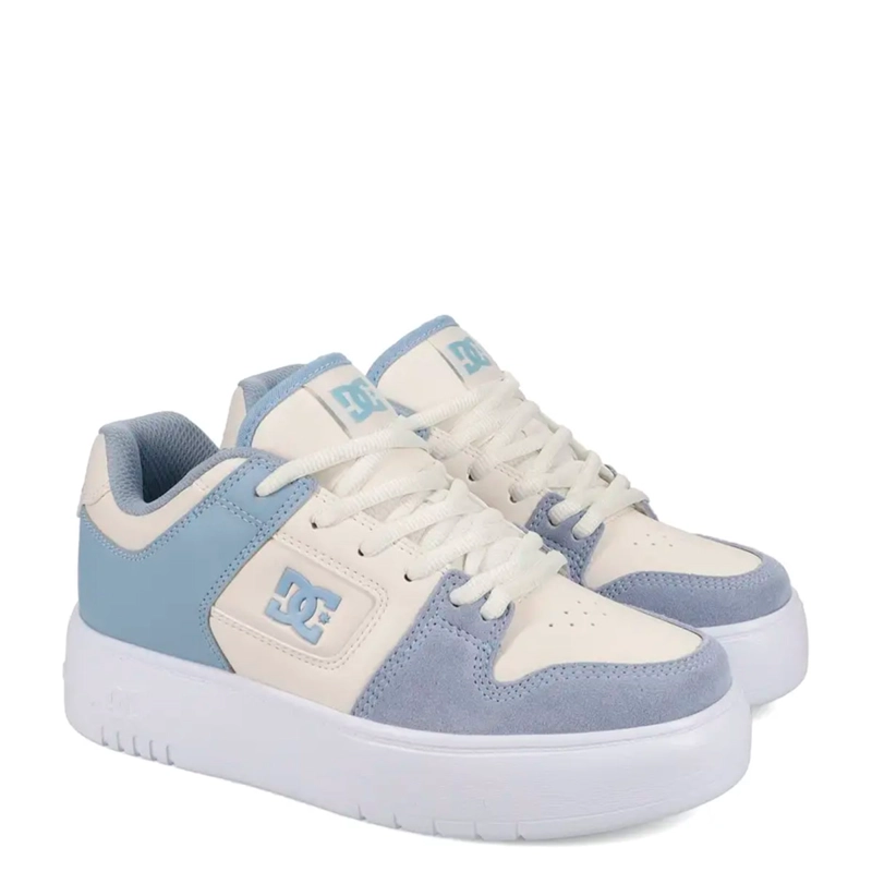 DC SHOES ZAPATILLAS MUJER DC SHOES URBANO BLANCO MANTECA 4 PLATFORM CUERO
