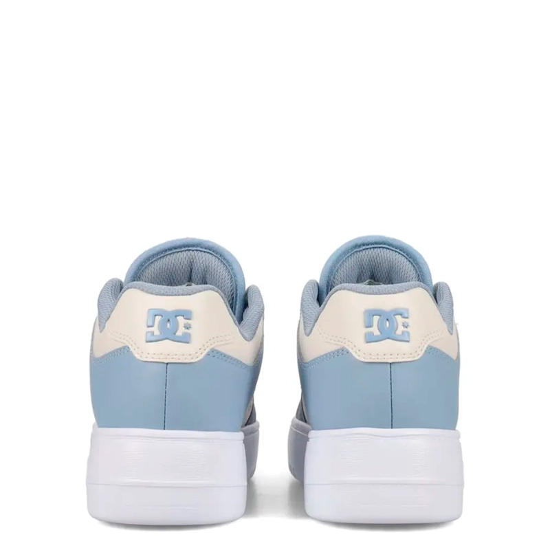 ZAPATILLAS MUJER DC SHOES URBANO BLANCO MANTECA 4 PLATFORM CUERO - 2