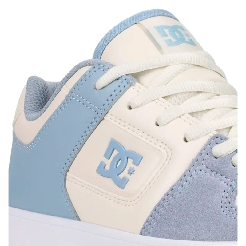 ZAPATILLAS MUJER DC SHOES URBANO BLANCO MANTECA 4 PLATFORM CUERO - 3