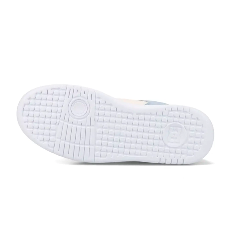 ZAPATILLAS MUJER DC SHOES URBANO BLANCO MANTECA 4 PLATFORM CUERO - 5