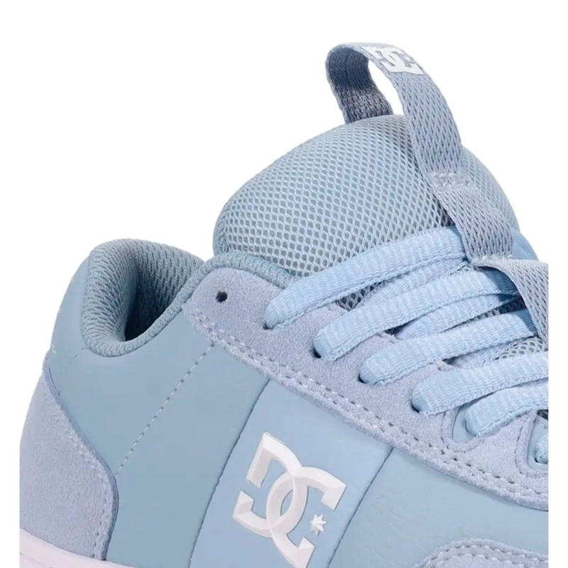ZAPATILLAS MUJER DC SHOES URBANO CELESTE ASTRIX CUERO - 4