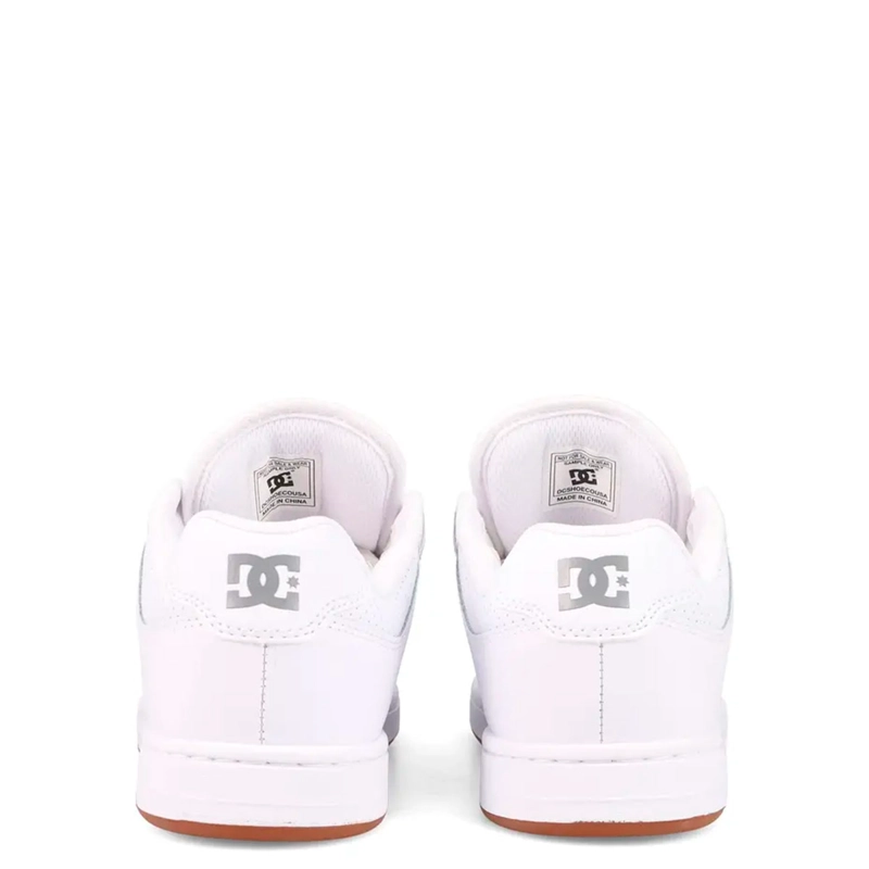 ZAPATILLAS MUJER DC SHOES URBANO BLANCO MANTECA 4 CUERO - 4