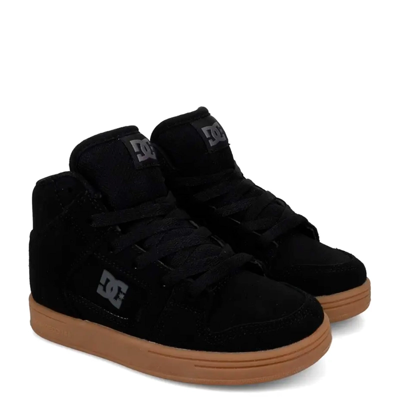 ZAPATILLAS NIÑO DC SHOES URBANO NEGRO MANTECA 4 HI CUERO - 2