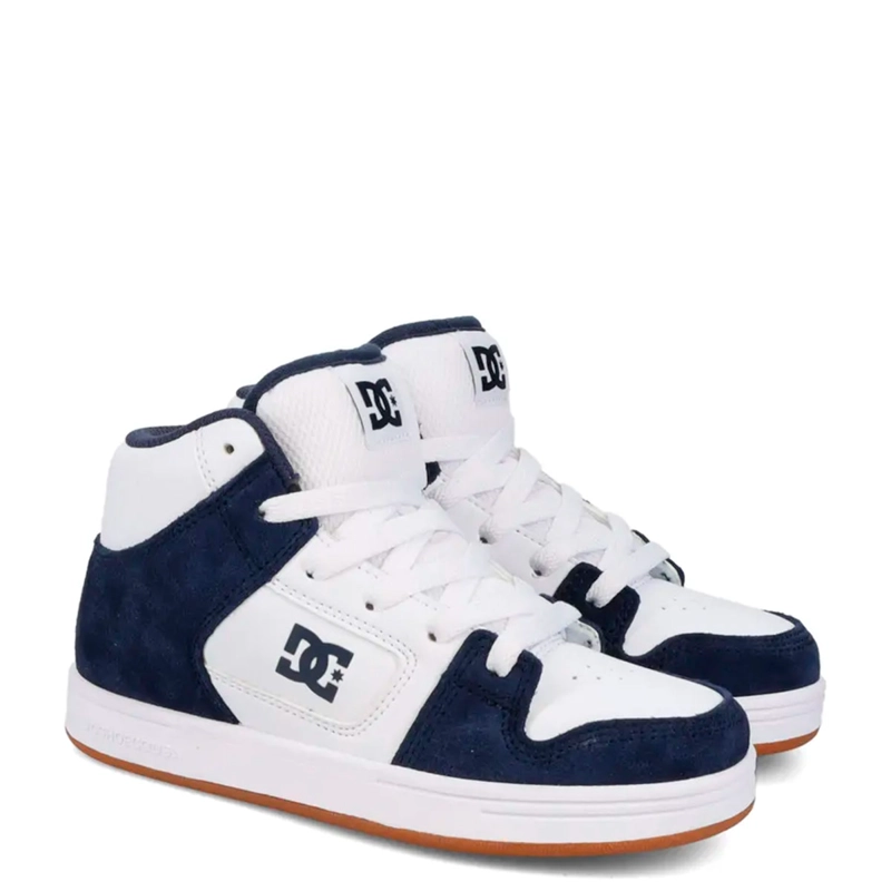ZAPATILLAS NIÑO DC SHOES URBANO BLANCO MANTECA 4 HI CUERO - 1