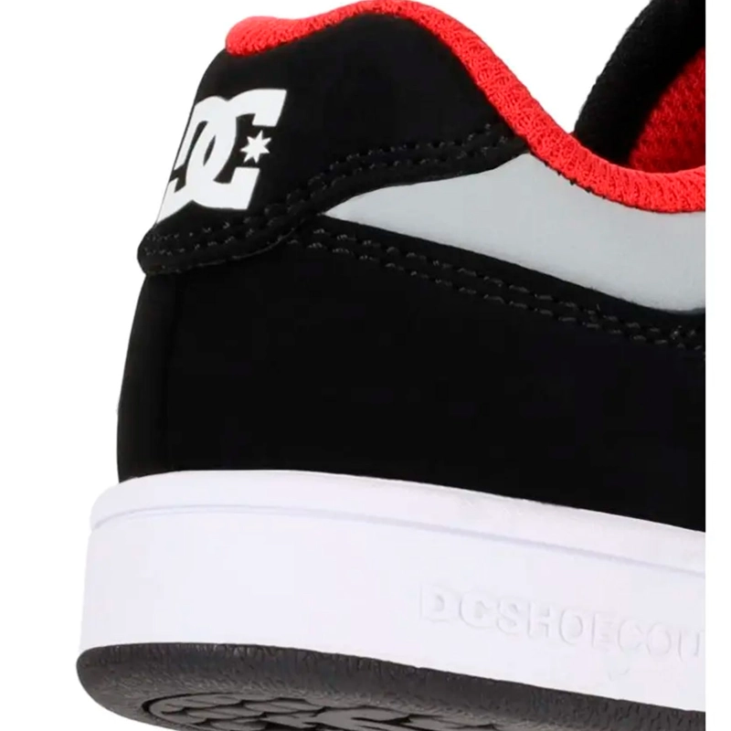 ZAPATILLAS NIÑO DC SHOES URBANO NEGRO MANTECA 4V CUERO - 5