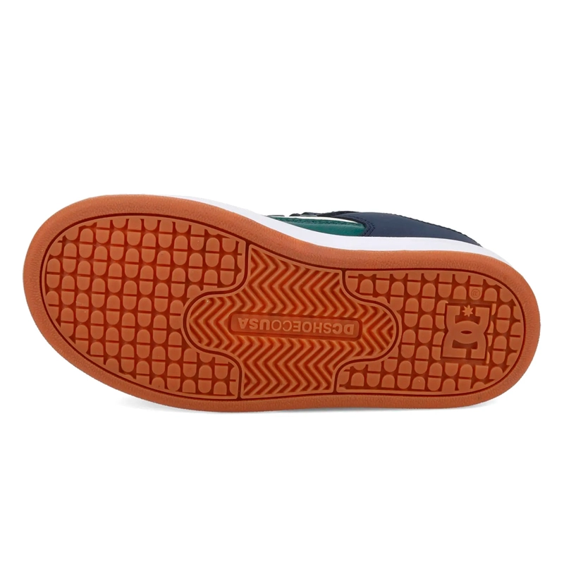 ZAPATILLAS NIÑO DC SHOES URBANO AZUL MANTECA 4V CUERO - 3