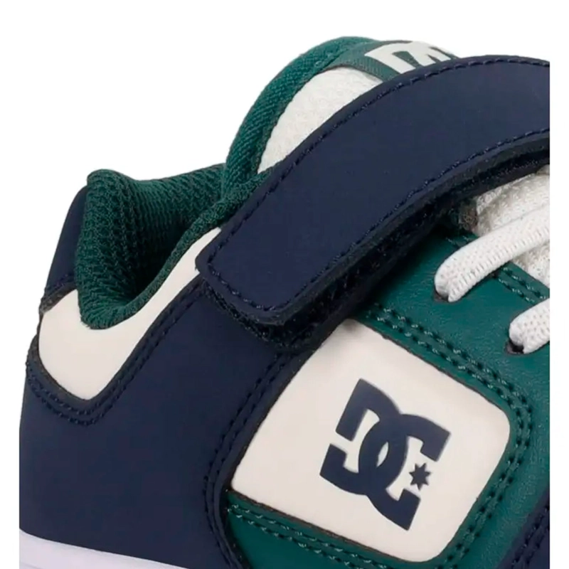 ZAPATILLAS NIÑO DC SHOES URBANO AZUL MANTECA 4V CUERO - 4