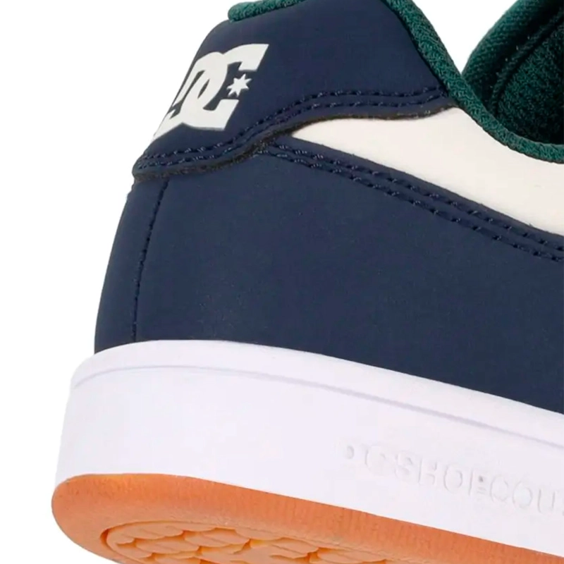 ZAPATILLAS NIÑO DC SHOES URBANO AZUL MANTECA 4V CUERO - 5