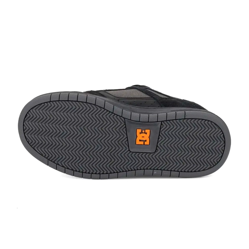 ZAPATILLAS NIÑO DC SHOES URBANO GRIS STAG CUERO - 3