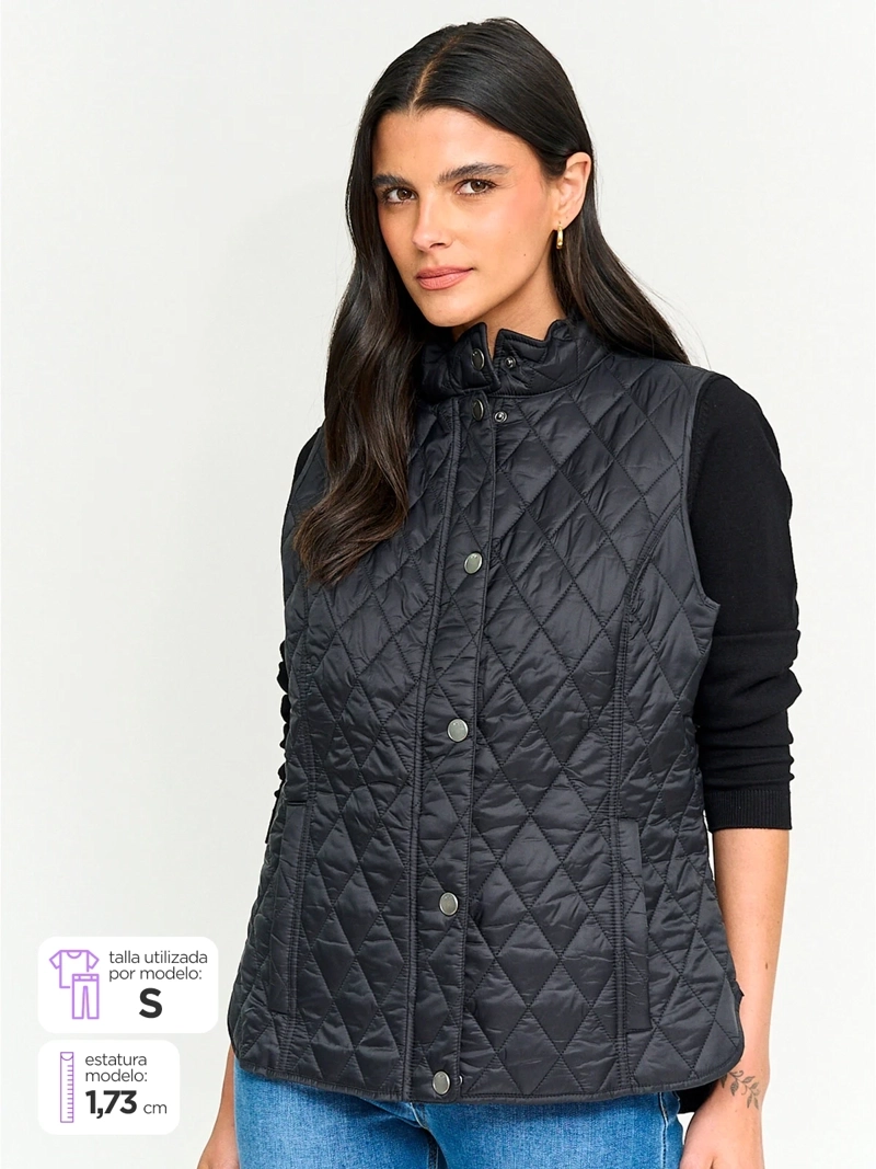 PARKA MUJER AZIZ SIN MANGAS CAMPESTRE - 1