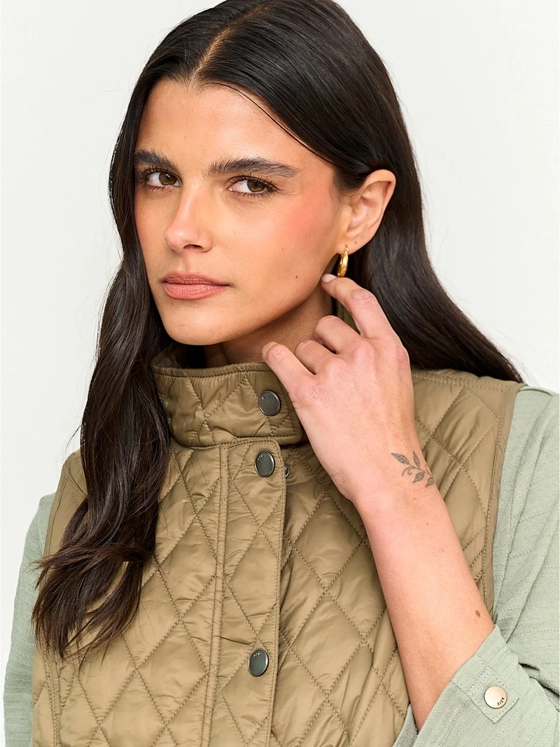 PARKA MUJER AZIZ SIN MANGAS CAMPESTRE - 3
