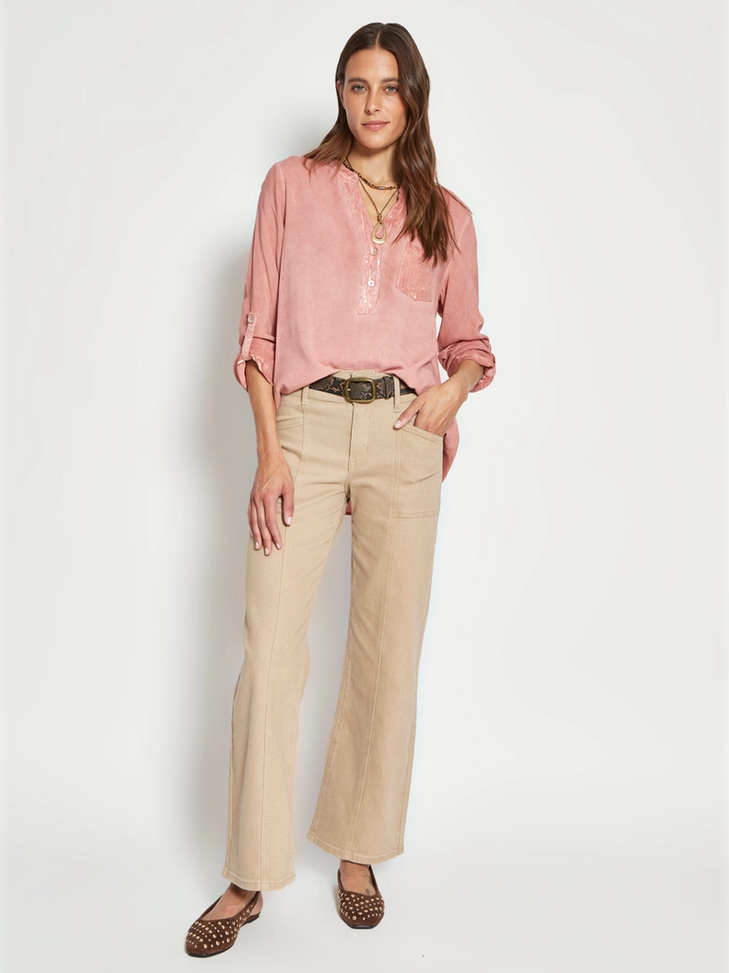 BLUSA MUJER TATIENNE MANGA LARGA LENTEJUELAS - 4