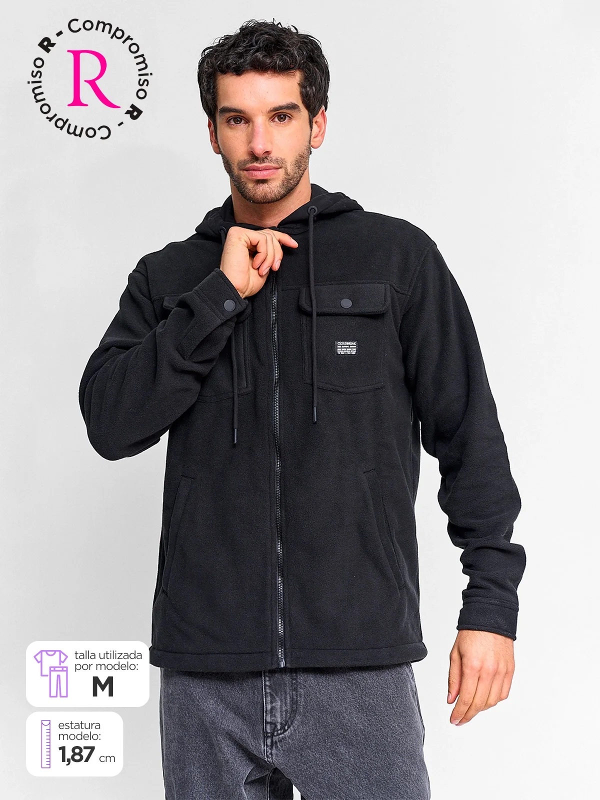 CHAQUETA HOMBRE CLOUDBREAK FULL ZIPPER HOODIE - 1