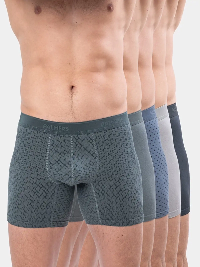 PACK X5 BÓXER HOMBRE PALMERS ALGODÓN MEDIO - 1
