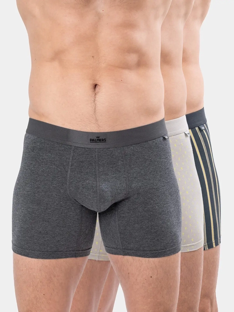 PACK X3 BÓXER HOMBRE PALMERS ALGODÓN MEDIO - 1