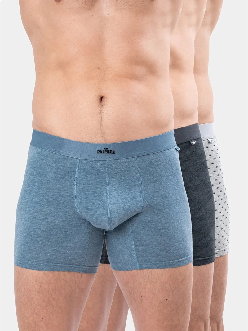 PACK X3 BÓXER HOMBRE PALMERS ALGODÓN MEDIO - 1