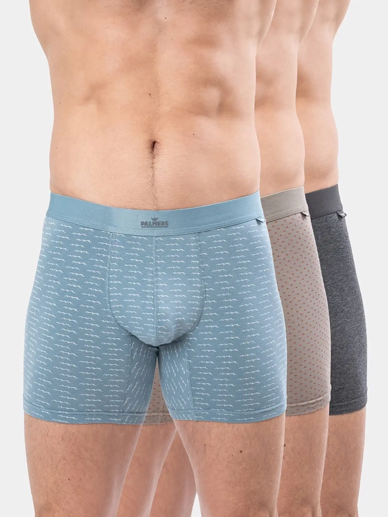 PACK X3 BÓXER HOMBRE PALMERS ALGODÓN MEDIO - 1