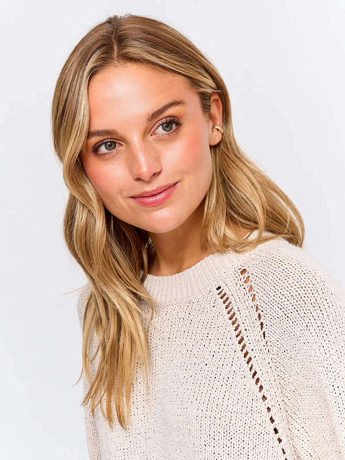 SWEATER MUJER INDEX MANGA LARGA BÁSICO - 3