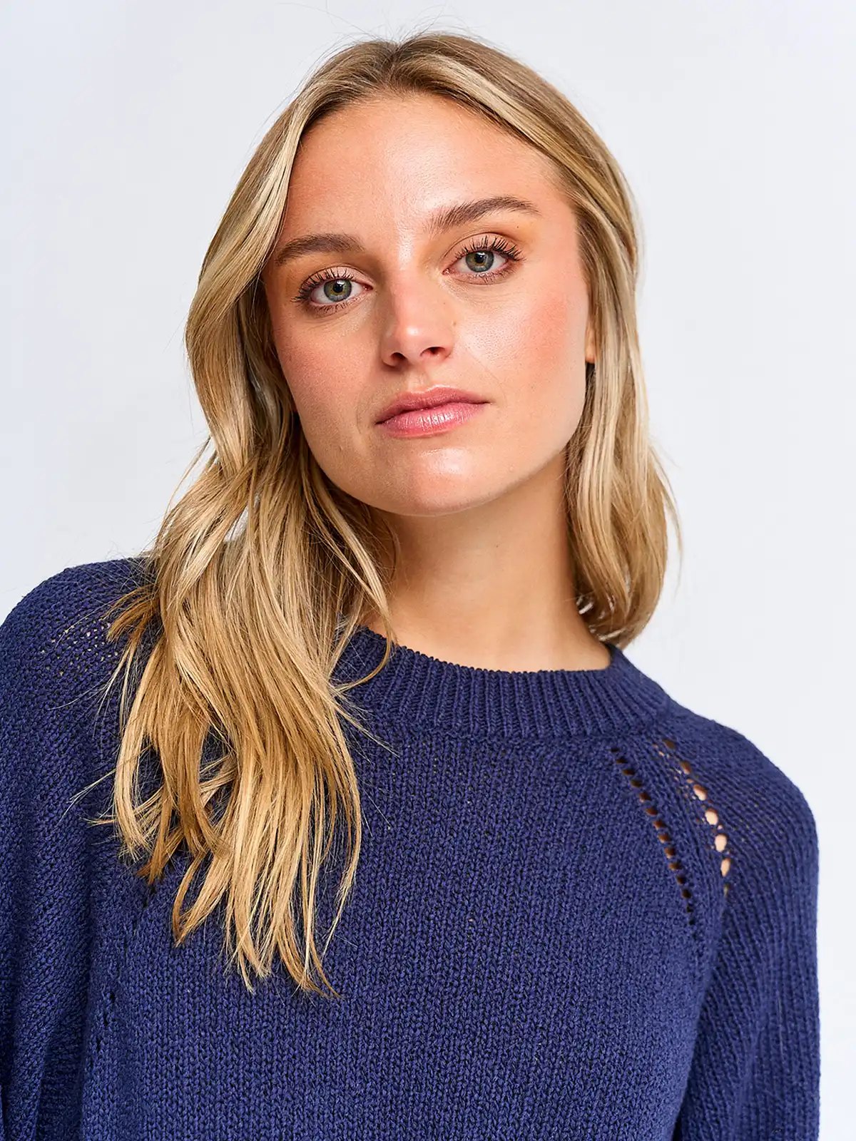 SWEATER MUJER INDEX MANGA LARGA BÁSICO - 3