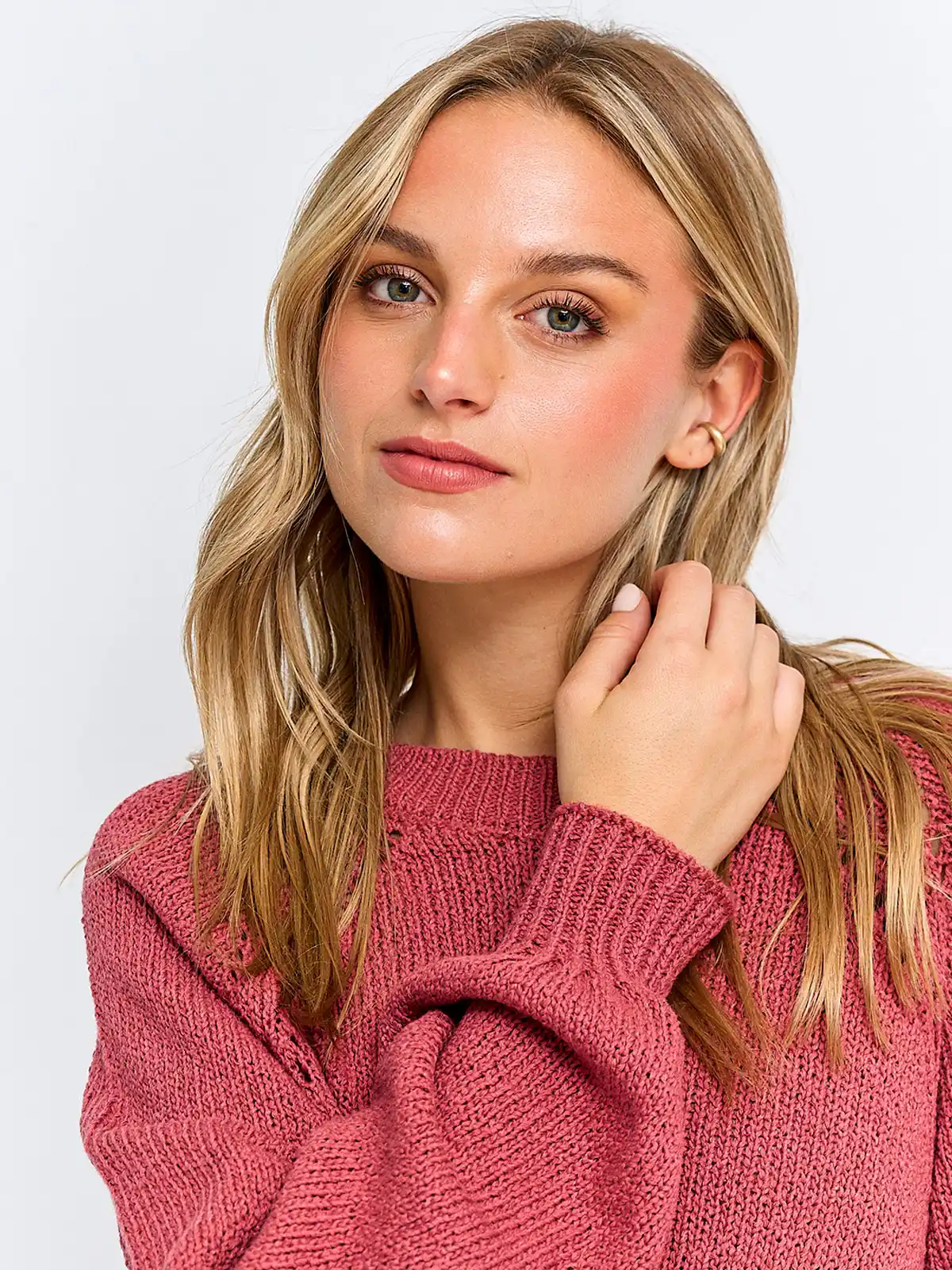 SWEATER MUJER INDEX MANGA LARGA BÁSICO - 3