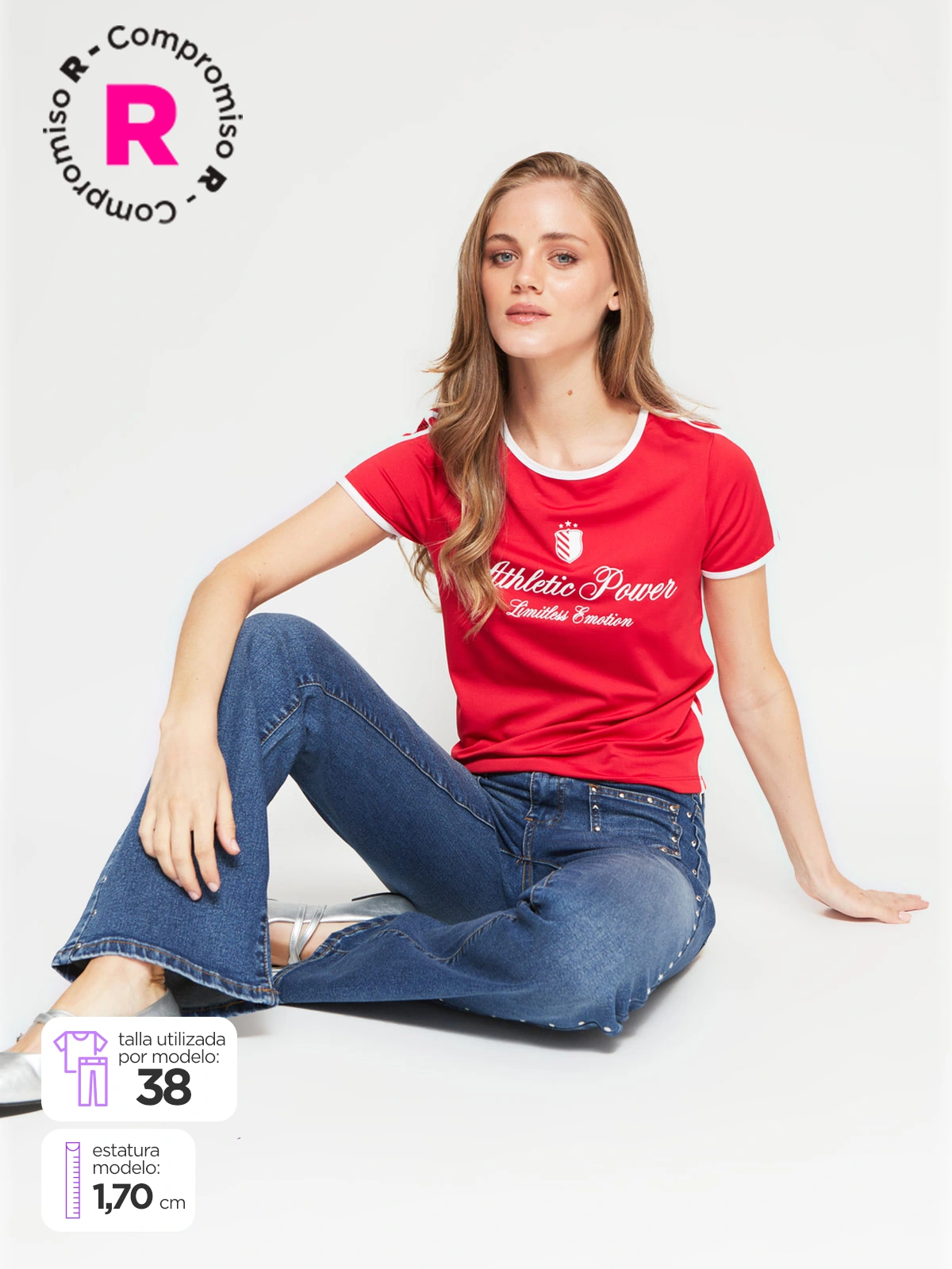 JEANS MUJER INDEX ALGODÓN TACHAS - 2