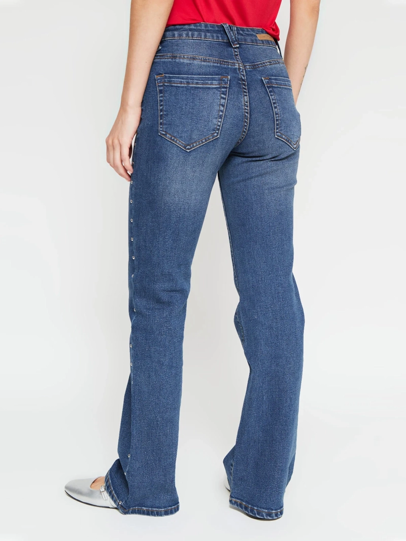 JEANS MUJER INDEX ALGODÓN TACHAS - 4