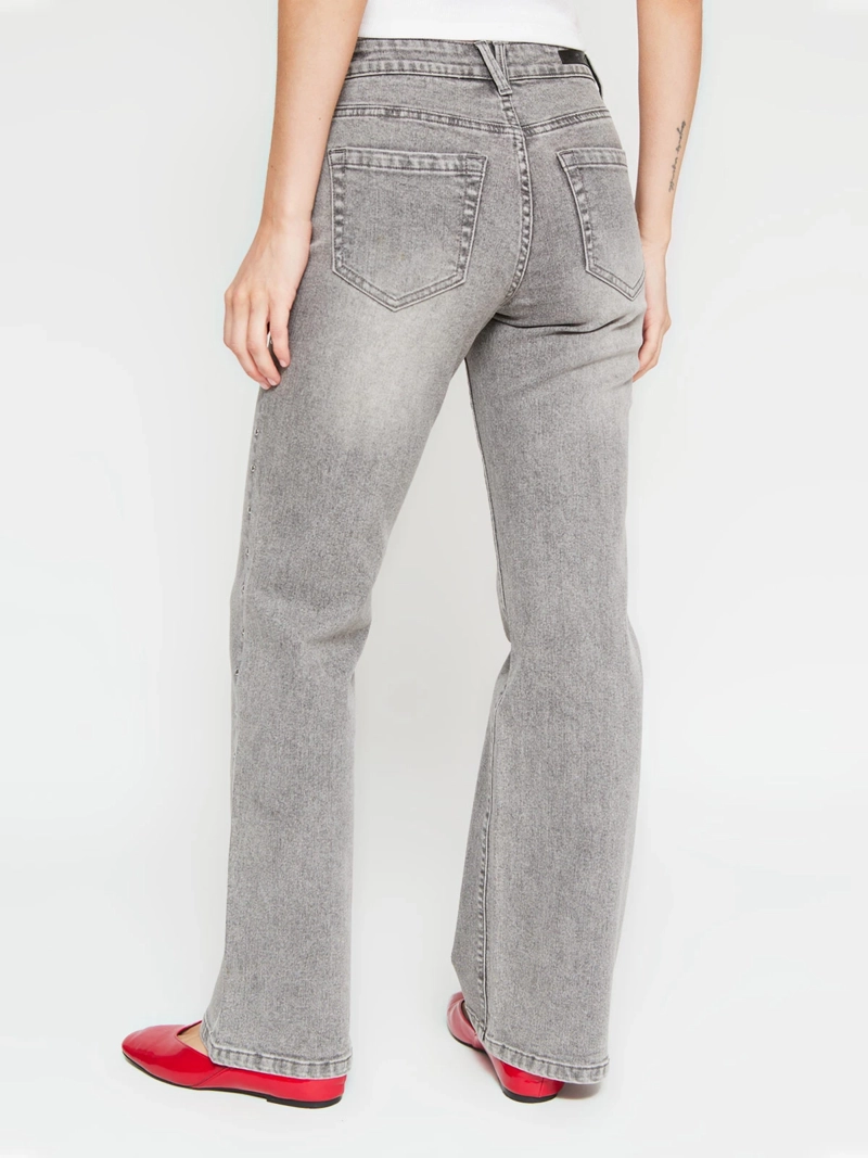 JEANS MUJER INDEX ALGODÓN TACHAS - 3