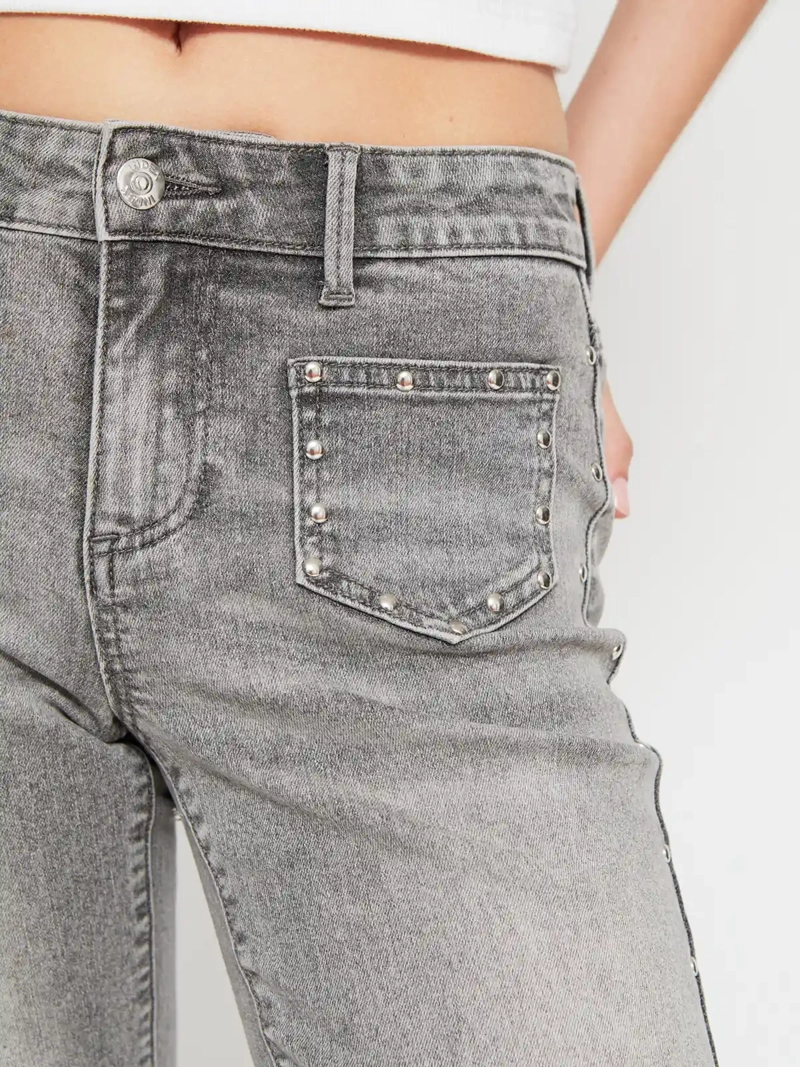 JEANS MUJER INDEX ALGODÓN TACHAS - 4