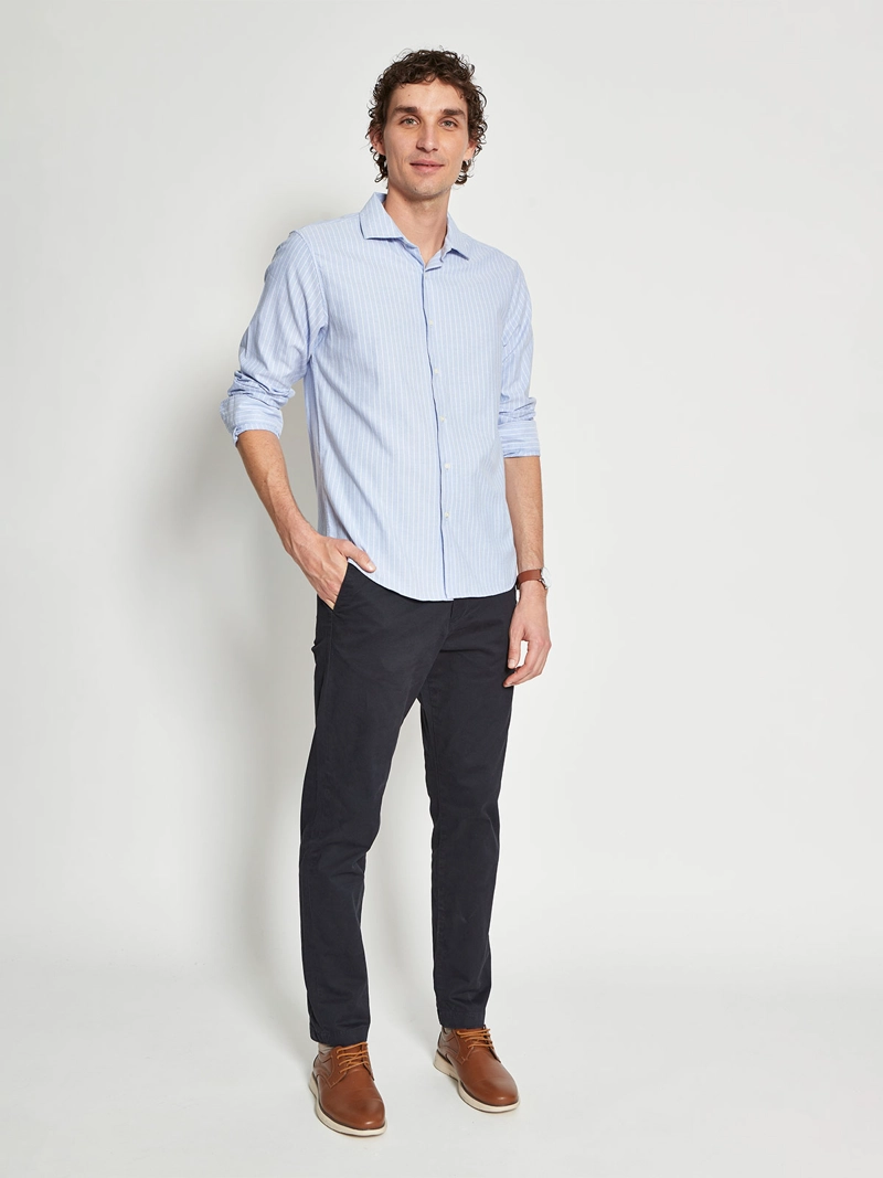 CAMISA HOMBRE MARQUIS ALGODÓN MANGA LARGA - 4