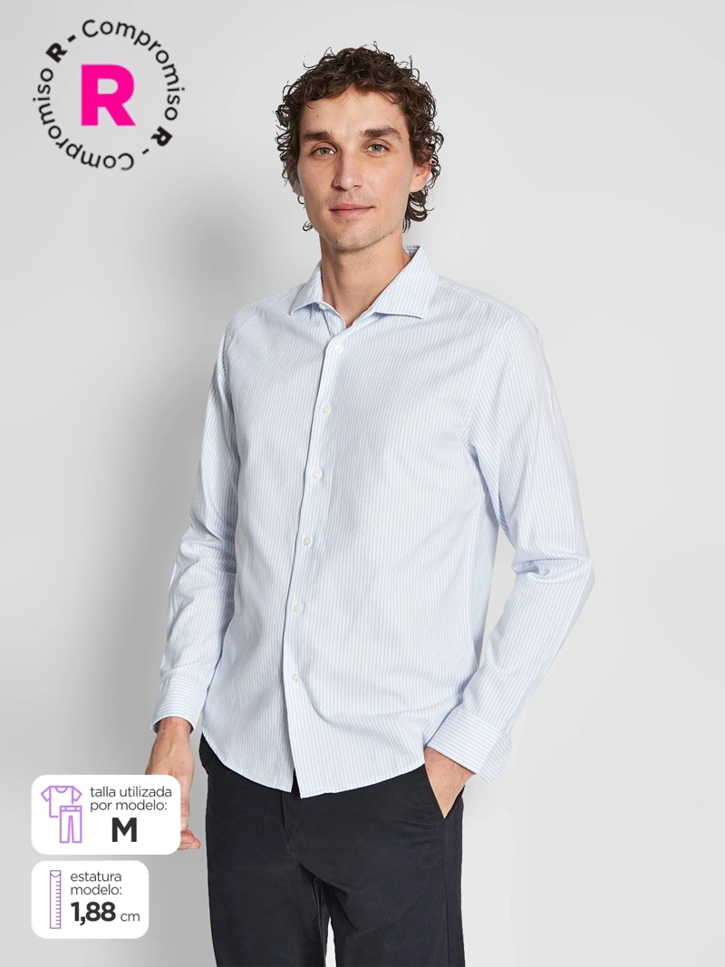 CAMISA HOMBRE MARQUIS ALGODÓN MANGA LARGA - 1