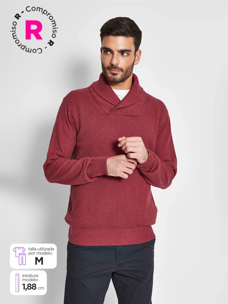SWEATER HOMBRE KENNETH STEVENS ALGODÓN  - 1