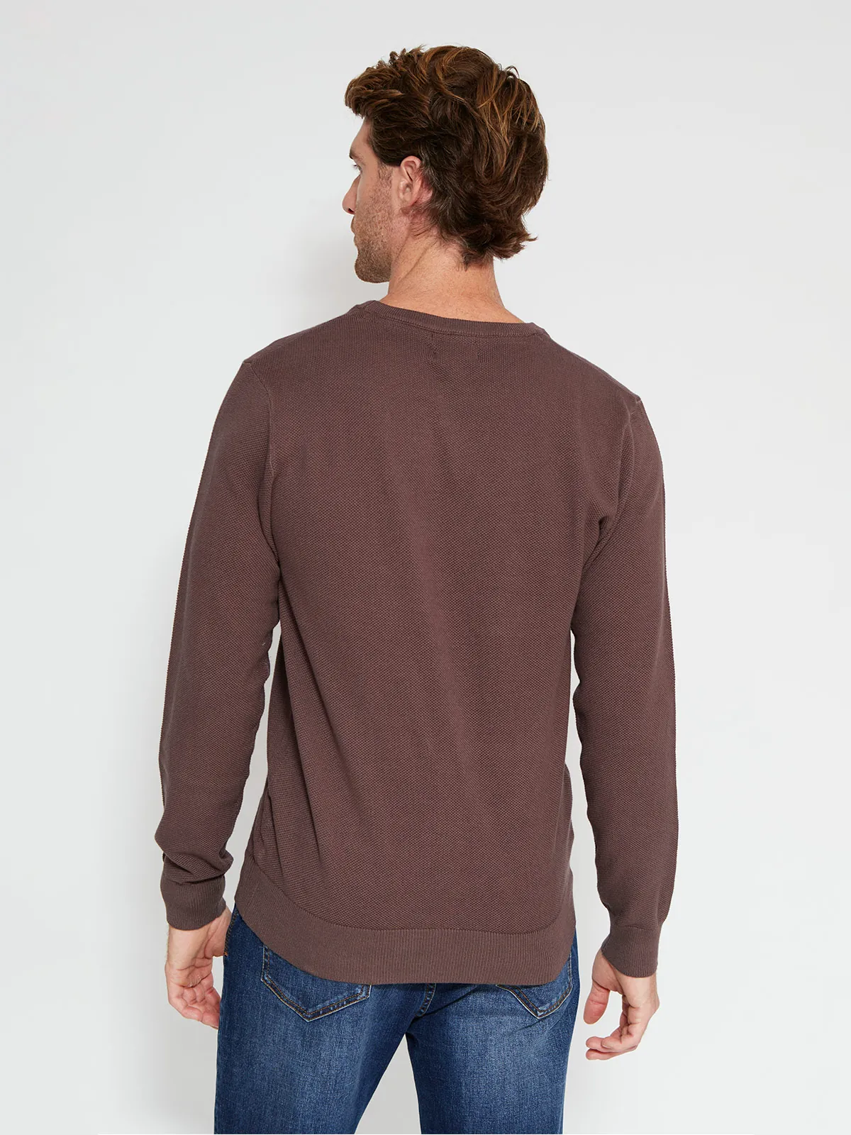 SWEATER HOMBRE REGATTA ALGODÓN CUELLO REDONDO BÁSICO - 2