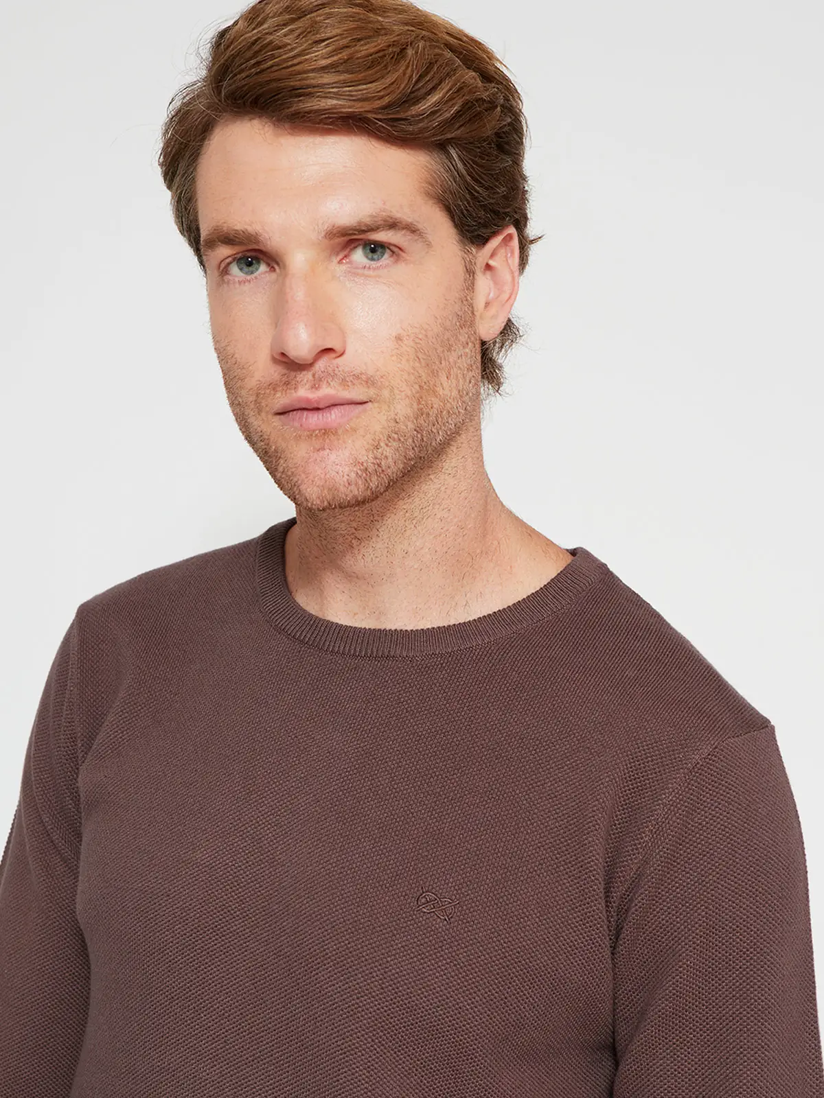 SWEATER HOMBRE REGATTA ALGODÓN CUELLO REDONDO BÁSICO - 3