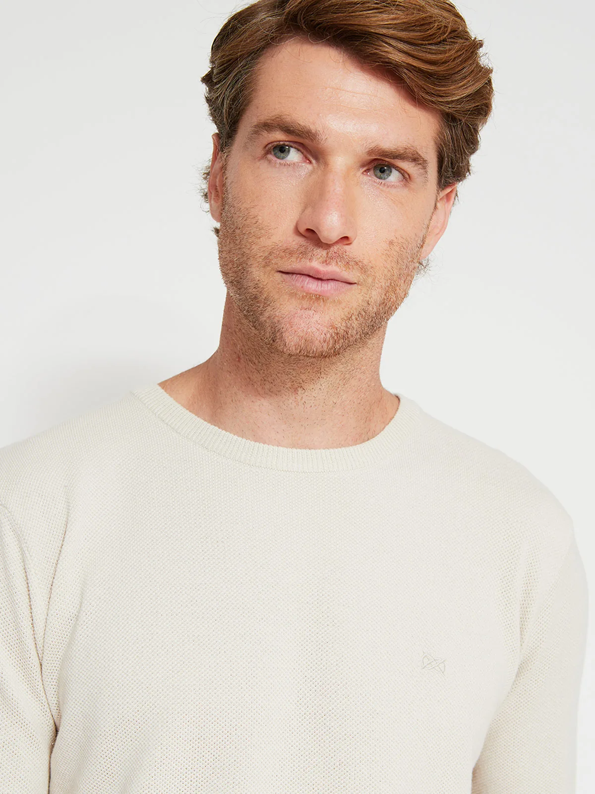 SWEATER HOMBRE REGATTA ALGODÓN CUELLO REDONDO BÁSICO - 3