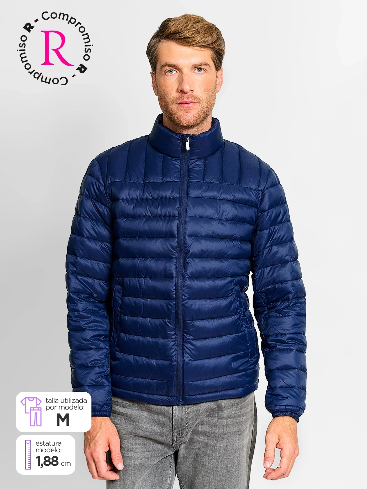 PARKA HOMBRE KENNETH STEVENS BÁSICA PLUMA - 1