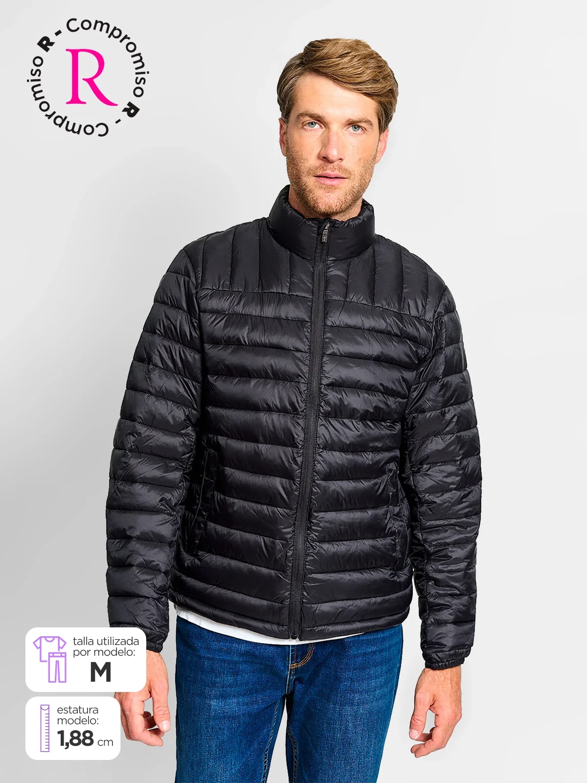 PARKA HOMBRE KENNETH STEVENS BÁSICA PLUMA - 1