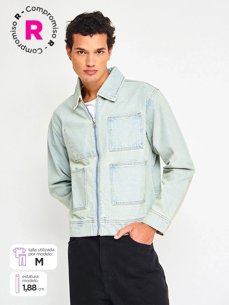 CHAQUETA HOMBRE INDEX ALGODÓN DENIM - 1