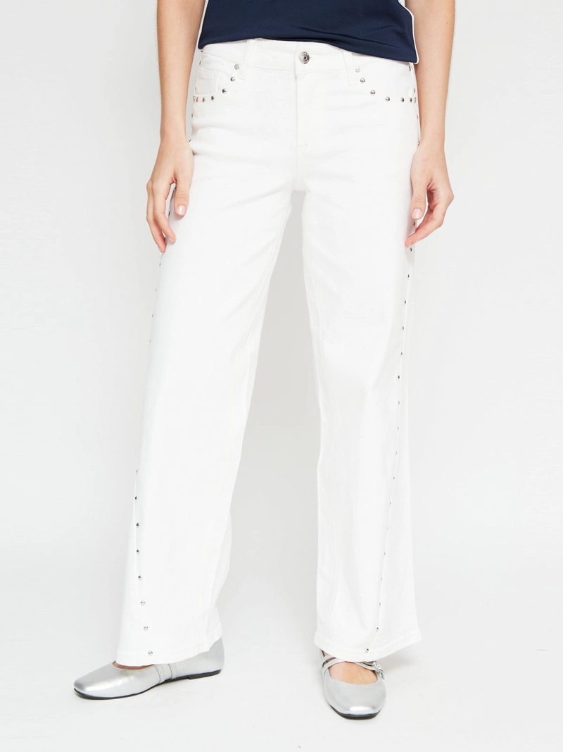 JEANS MUJER INDEX ALGODÓN TACHAS - 2