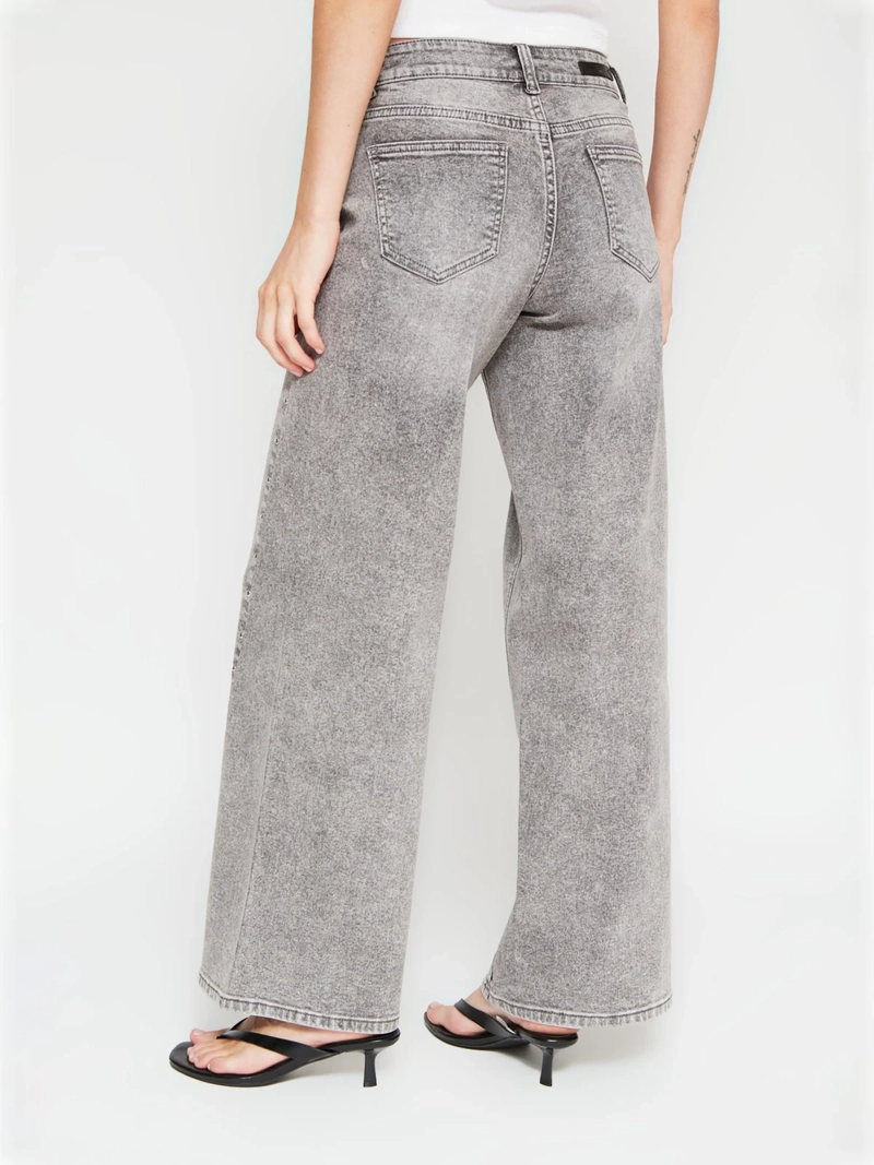 JEANS MUJER INDEX ALGODÓN TACHAS - 3