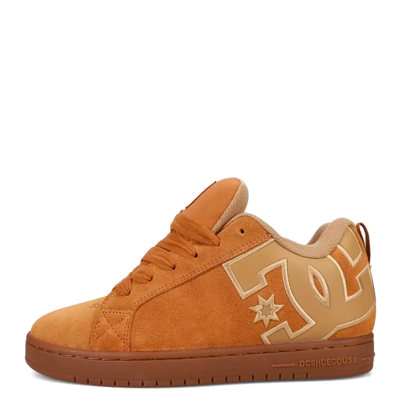 ZAPATILLAS HOMBRE DC SHOES URBANO CAFÉ COURT GRAFFIK SE CUERO - 2