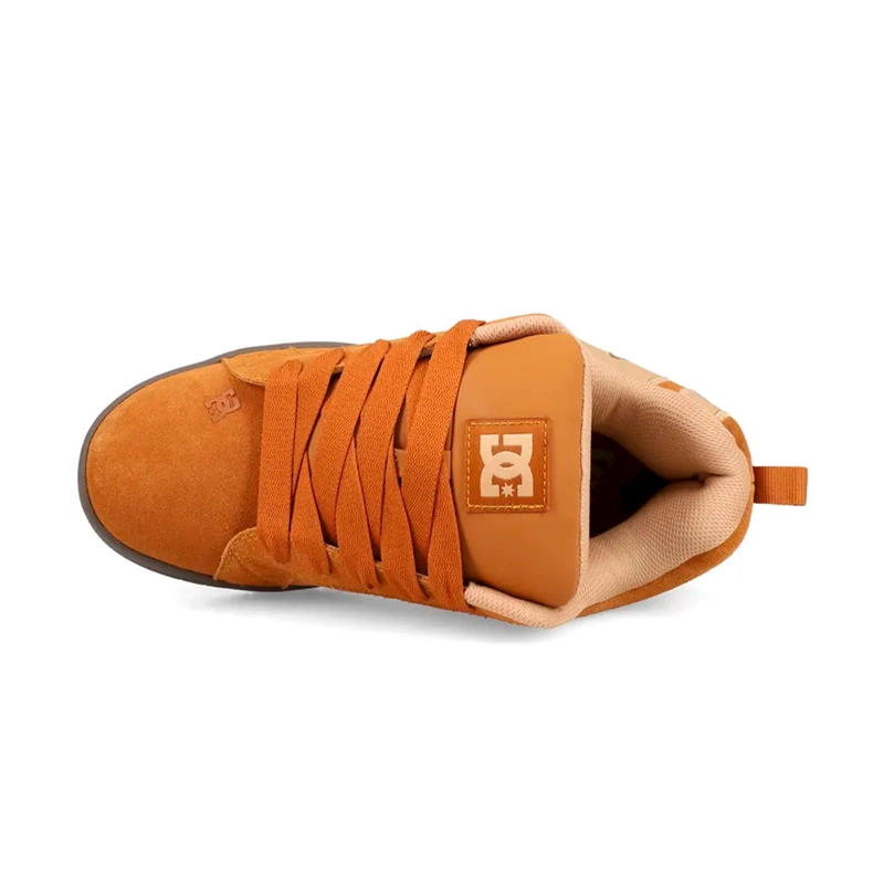 ZAPATILLAS HOMBRE DC SHOES URBANO CAFÉ COURT GRAFFIK SE CUERO - 4