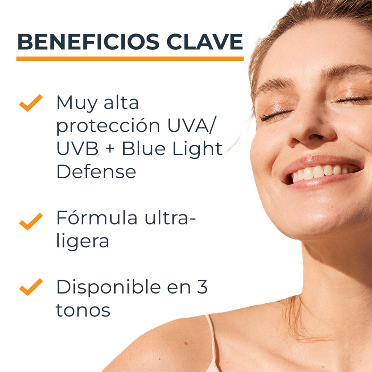 PROTECTOR SOLAR PARA EL ROSTRO EUCERIN SUN PROTECTOR SOLAR HYDROFLUID LIGHT FPS50+ 50 ML - 3