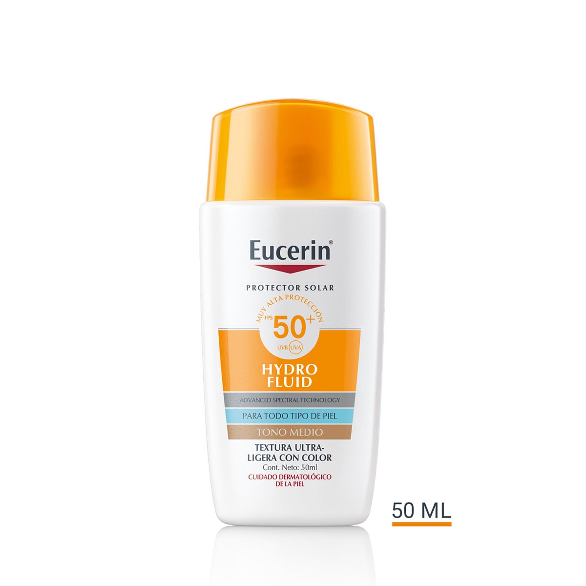 PROTECTOR SOLAR ROSTRO EUCERIN SUN HYDROFLUID MEDIUM FPS50+ 50 ML - 1