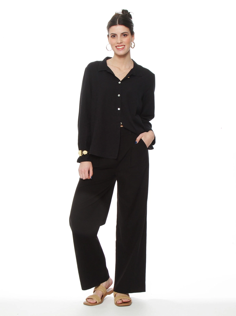 BLUSA MUJER WADOS LINO  - 5