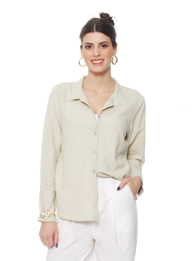 BLUSA MUJER WADOS LINO  - 1
