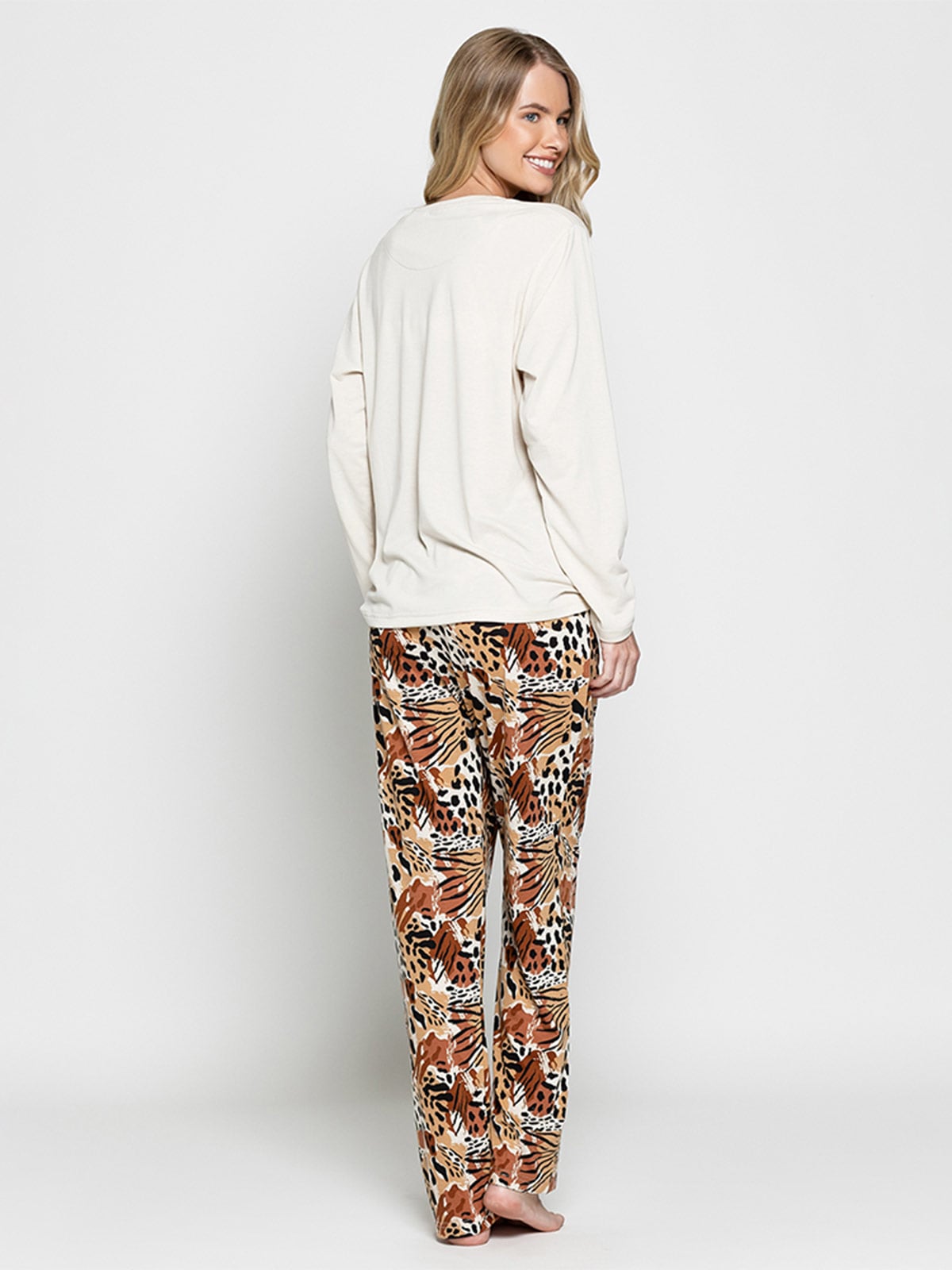 PIJAMA MUJER INTIME LARGO - 2