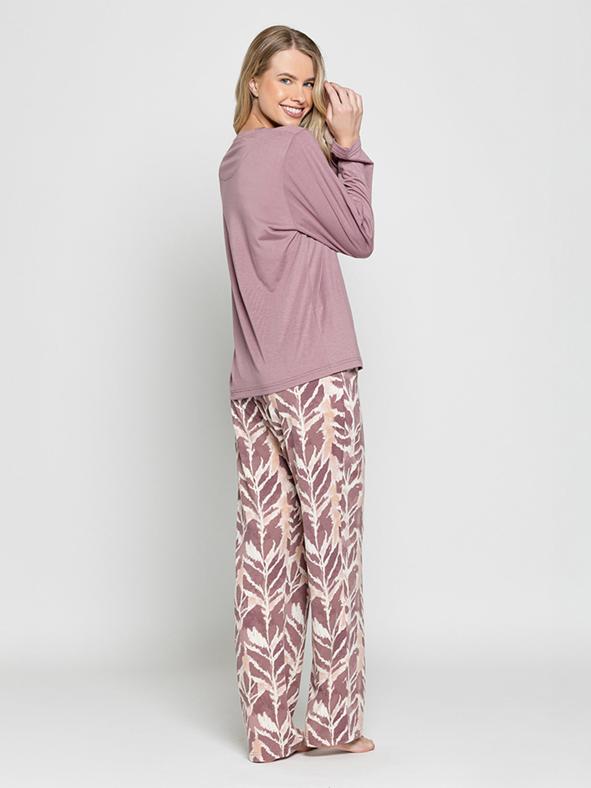 PIJAMA MUJER INTIME LARGO - 2