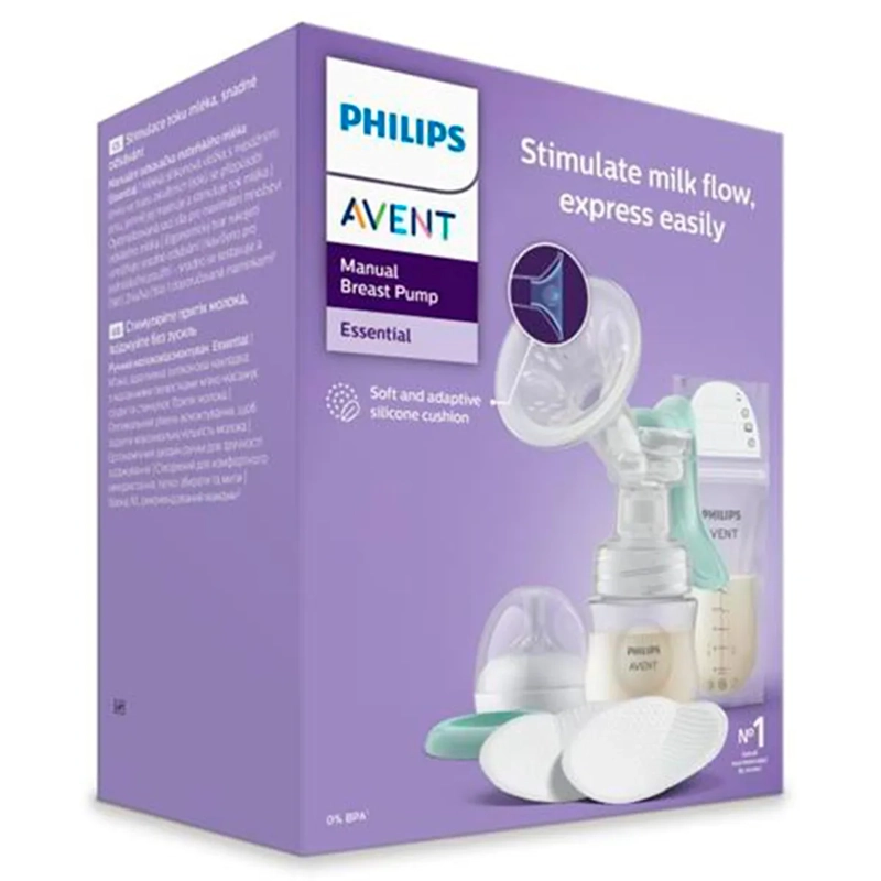 SET EXTRACTOR DE LECHE MANUAL AVENT - 1