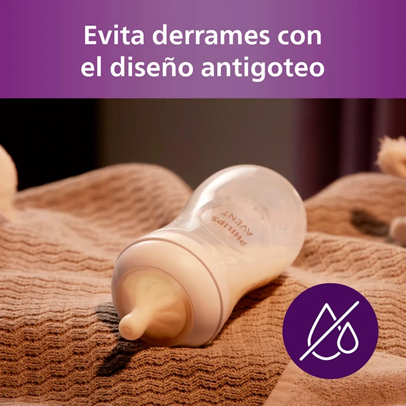 PACK 4 MAMADERAS RECIÉN NACIDO NATURAL RESPONSE AVENT - 5